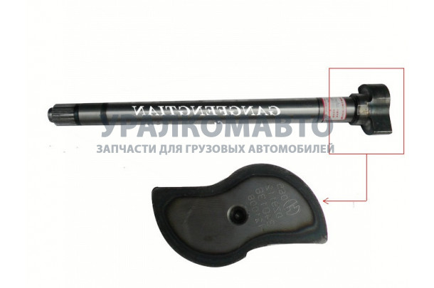 вал тормозной кулачковый задний правый L=555 DONG FENG DZ9112340138